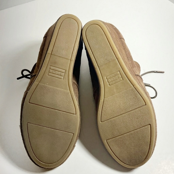 TOMS - Desert wedge brown suede with shearling wedged boots - Picture 6 of 7